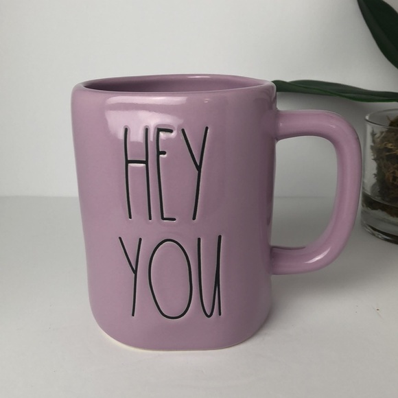 Rae Dunn HEY YOU purple mug - Picture 6 of 9